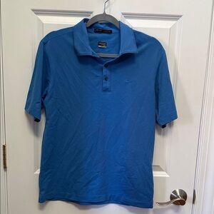 Nike Men's Vibrant Blue Polo Shirt